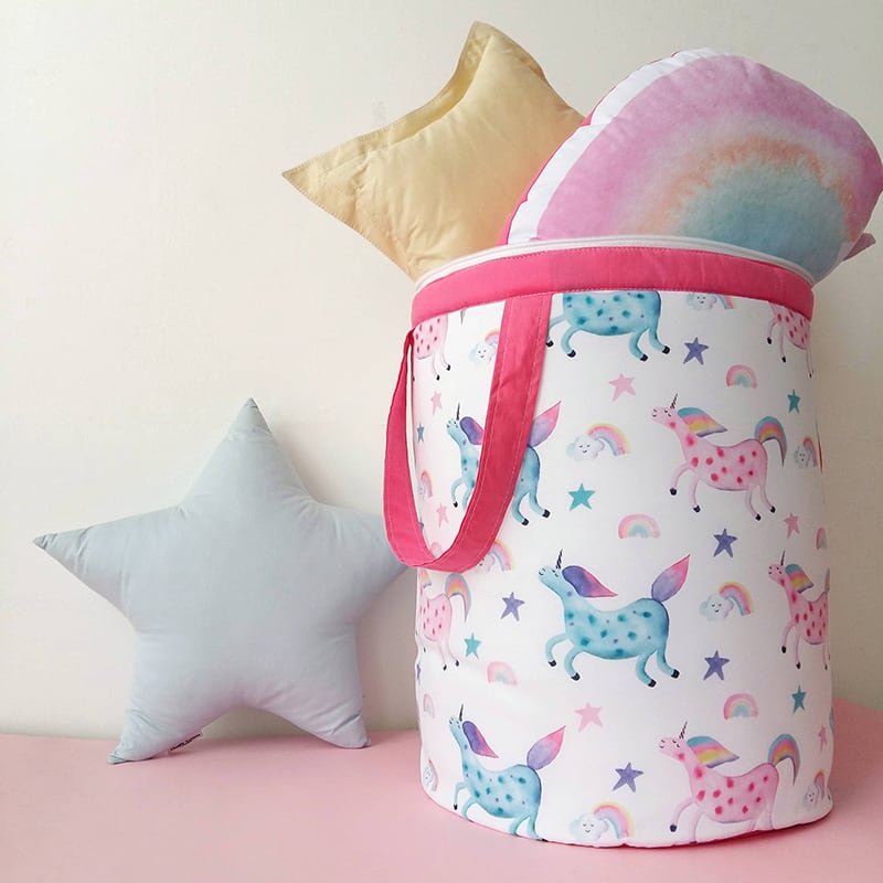 Корзина для игрушек девочке Unicorn