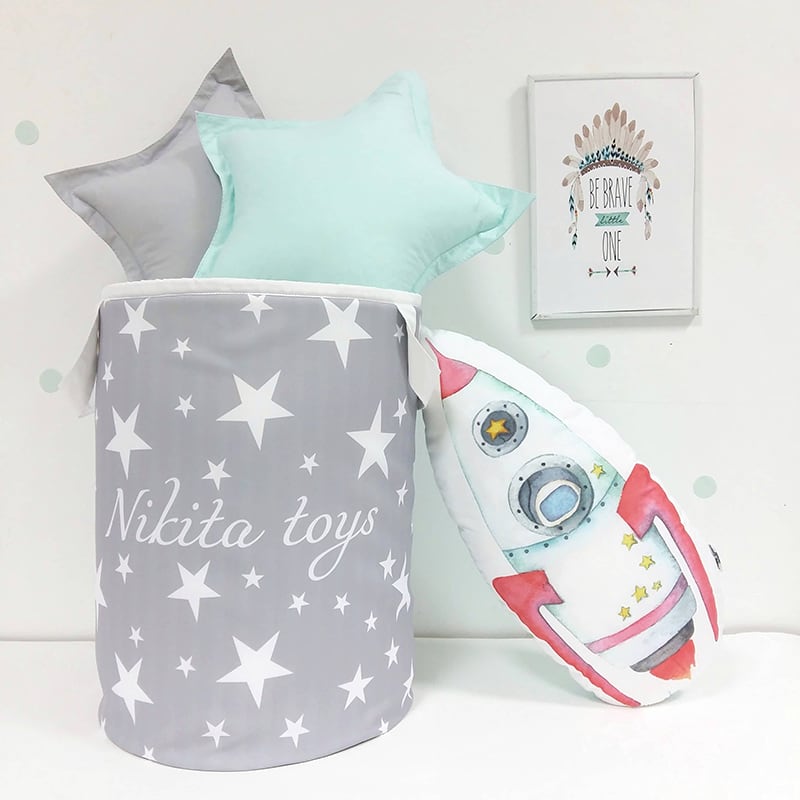 Корзина для игрушек Pearl Star именная
