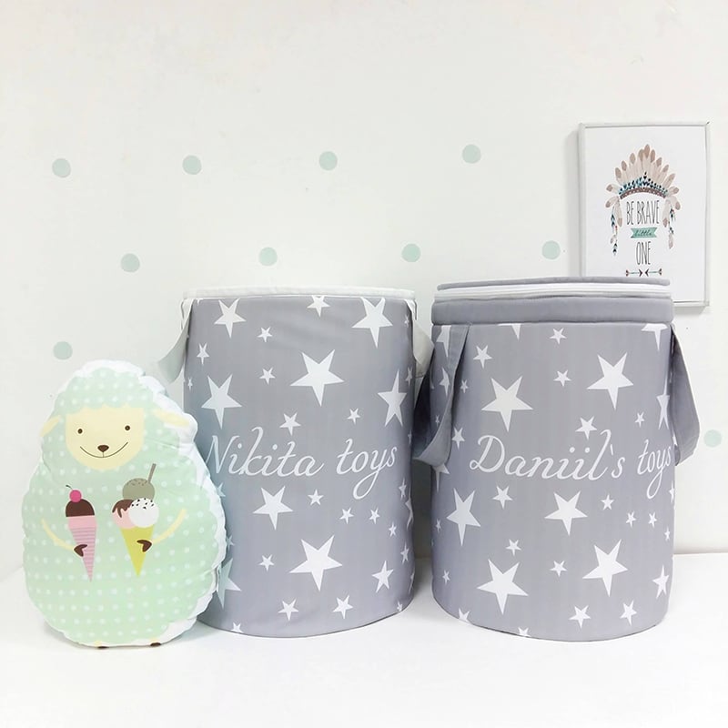 Корзина для игрушек Pearl Star именная