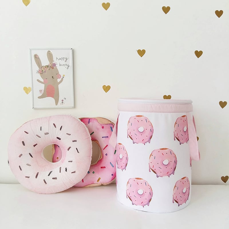 Корзина для игрушек девочке Donut Jimmy
