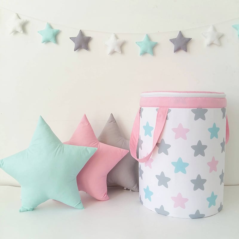 Корзина для игрушек Pastel Stars