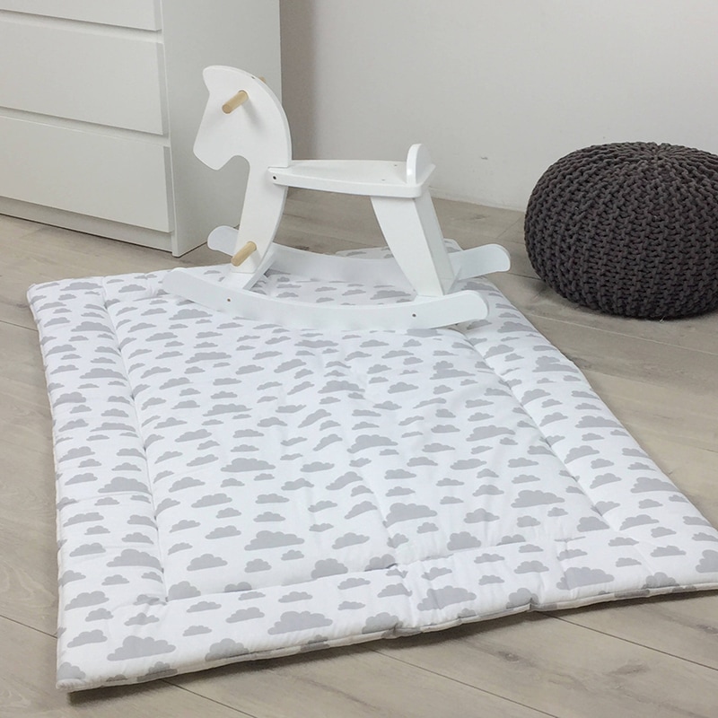 Коврик игровой для детей Серое Облачко