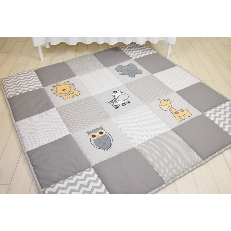 Коврик игровой для детей Африканские Зверушки