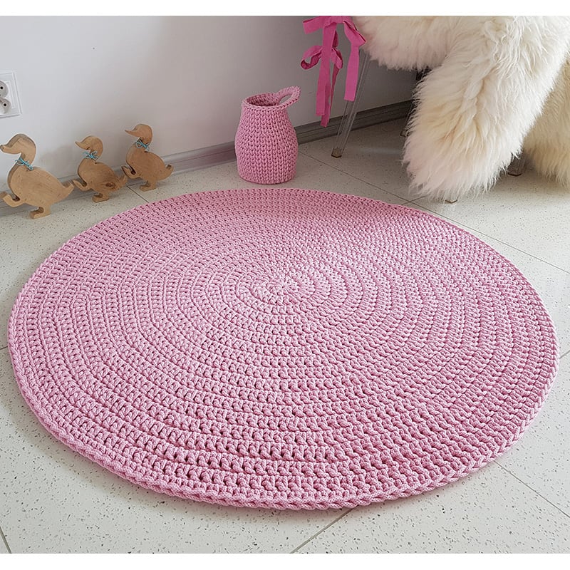 Коврик игровой для девочки Pink Circle