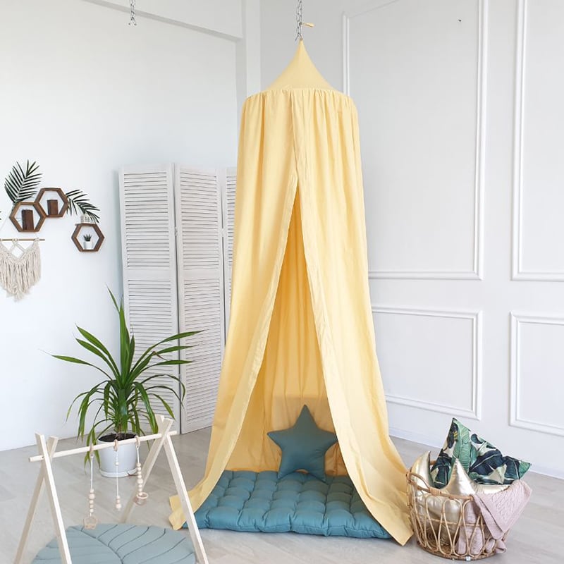 Палатка шатер Pavilion Vanilla yellow satin