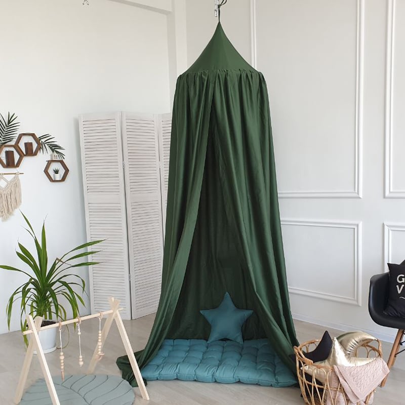 Палатка детская игровая Pavilion Nephritis green satin