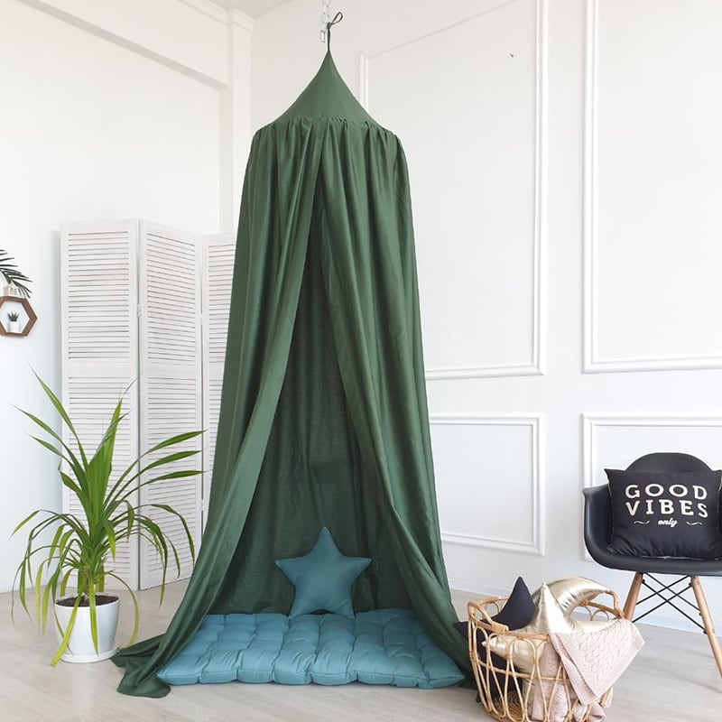 Палатка детская игровая Pavilion Nephritis green satin