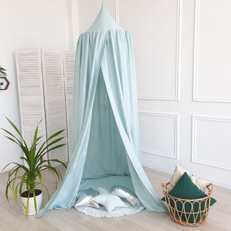 Палатка детская игровая Pavilion Aquamarine green satin