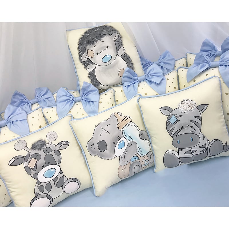 Бортики в кроватку для мальчика Prince Bear