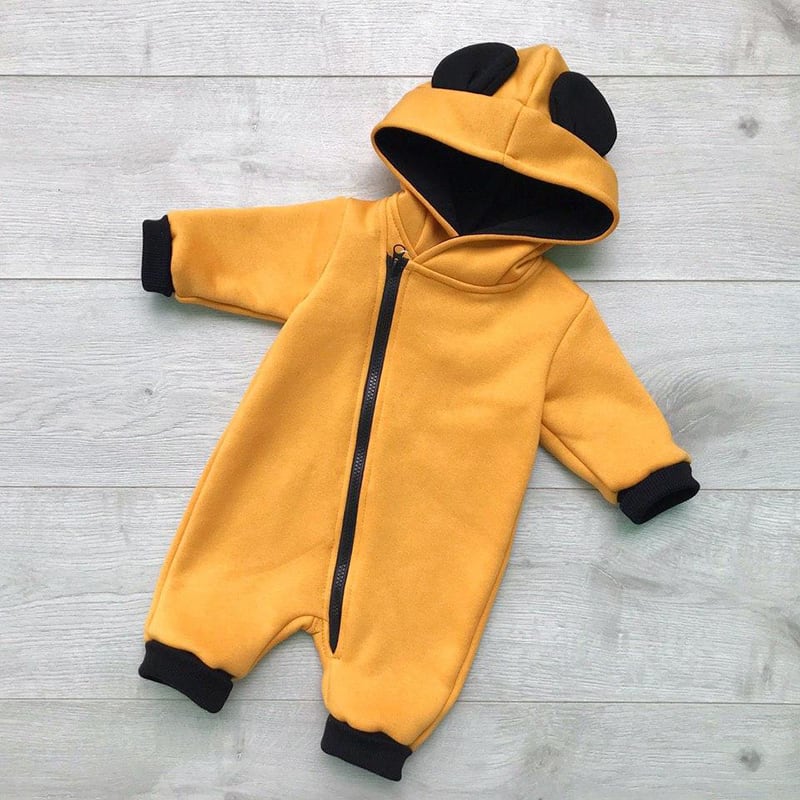 Детский трикотажный комбинезон Mickey Mouse orange jersey