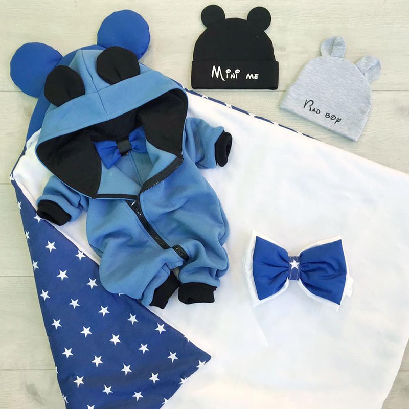 Детский комбинезон Mickey Mouse blue jersey