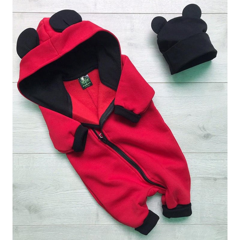 Комбинезон для новорожденных Mickey Mouse red jersey